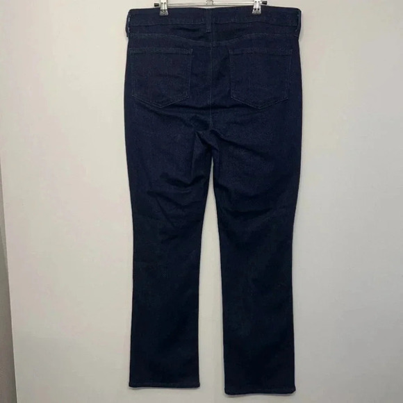 NYDJ Not your Daughters Jeans Marilyn Straight Denim women size 14 Dark Denim - Picture 2 of 7